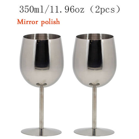 Stainless Steel Wineglass Gothic Goblet Halloween Party Drinking Glass