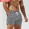 Desmiit Swimming Plus Size Striped Quick Dry Swimsuit Shorts Board