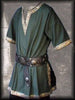 Medieval Knight Warrior Norman Chevalier Braid Viking Pirate Saxon Top Shirt