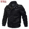 Brand Mens Winter Cotton Bomber Jacket Coat Plus Size 5XL 6XL Stand Collar Male Casual Air Force Flight Jacket Windbreaker Men