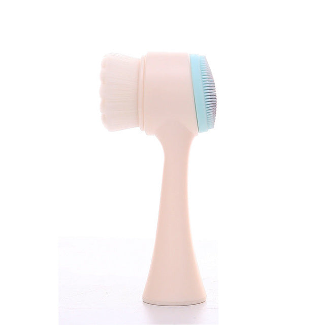 Double-Side Face Cleaning Brush