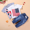 Toddler Summer Clothing Sets T-shirt+Jeans Sport Suits 2 3 4 5 6 7 Years
