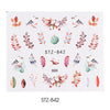 1pcs Water Nail Decal and Sticker Flower Leaf