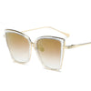 RBRARE Alloy Cat Eye Sunglasses for Women
