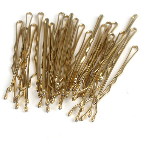 24Pcs Simple Invisible Metal Waved Hairpins Hair Accessories