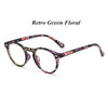 Retro Round Eyeglasses Frame Women Prescription Glasses